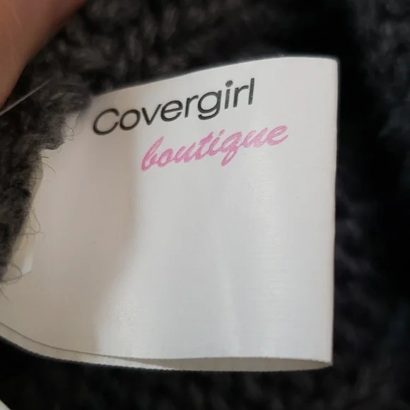 SOLD Mixed Knit Wool Open Front Longline Cardigan - Picture 5 of 8